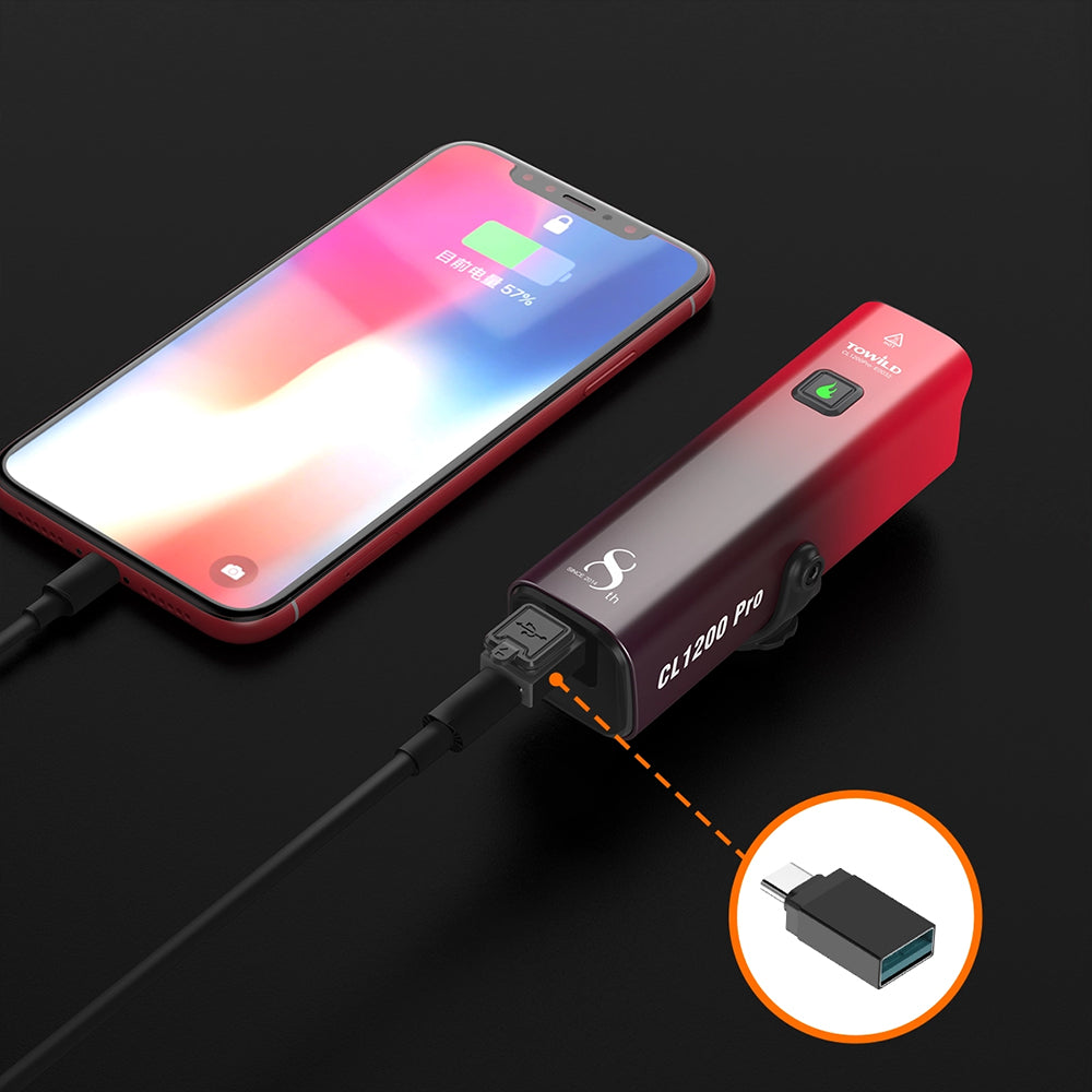 TOWILD CL1200Pro 8 Years Limited Edition Bike Light