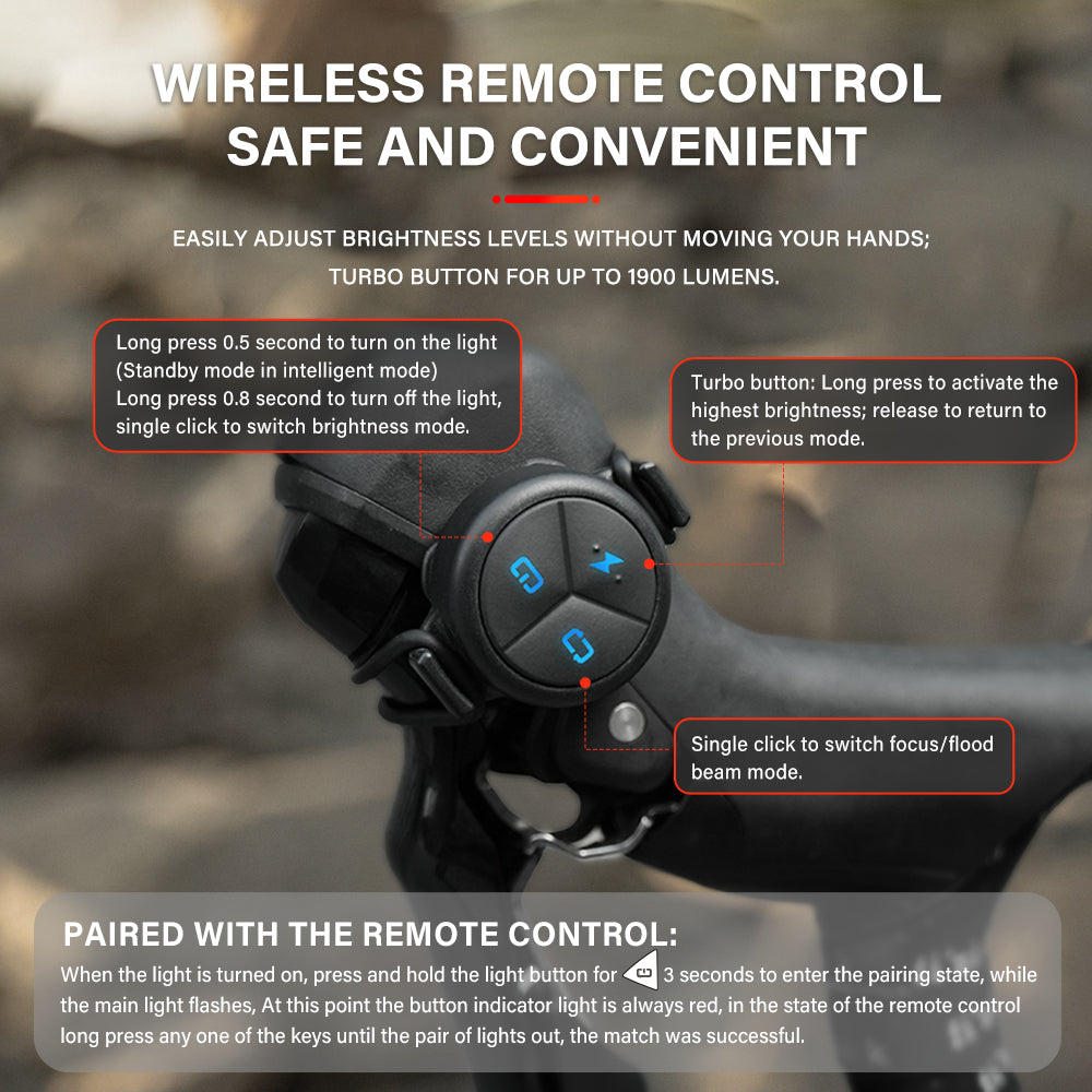 TOWILD DLite1700 Bike Light