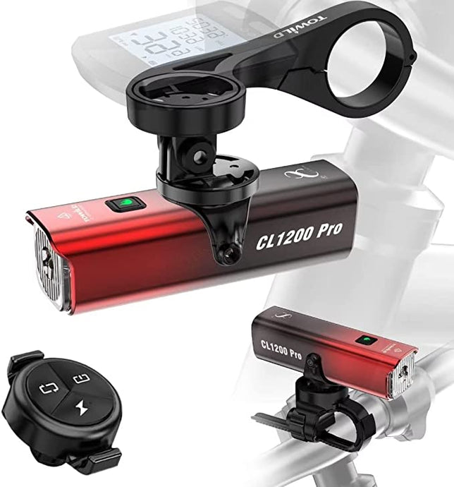 TOWILD CL 1200Pro Smart Headlight ; 8th Anniversary Gradient Red(Limited 100 Pcs);  Wireless Remote Control;  Rechargeable 21700 5000mAh Battery; Ipx6 waterproof